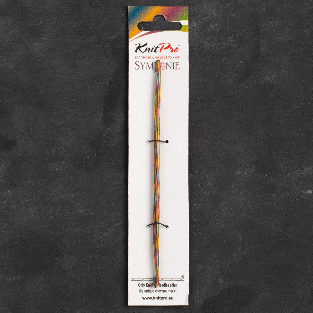 KnitPro Symfonie 4 mm - 4,5 mm 15 cm Çift Uçlu Tunus Tığ - 20726